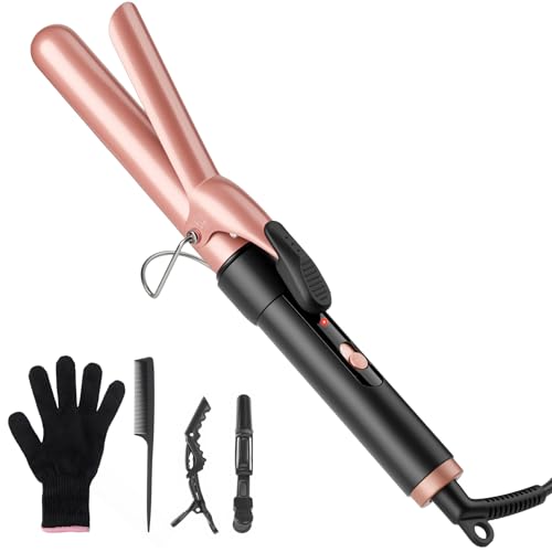 UNOBEY 1 Inch Curling Iron Wand Small Size Travel for long-lasting curls