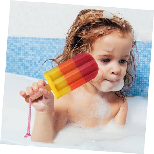 Esponjas para baño de helado para limpiar la espalda y ducha exfoliante 5