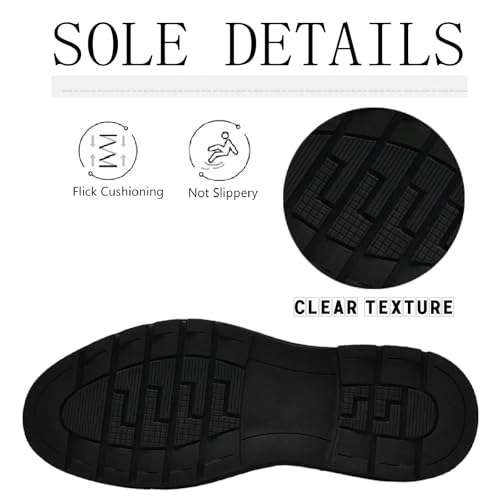 Men's Genuine Leather Dress Oxfords Fashion Comfort Round Toe Lace Up Business Derby Loafers for Formal Office Wedding Leather Shoes3