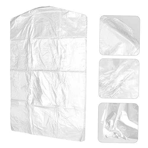 HEALLILY 20pcs Garment Bags for Clothes Storage Clothing Covers for Suits Coats Jackets for Dry Cleaner and Closet Organization4