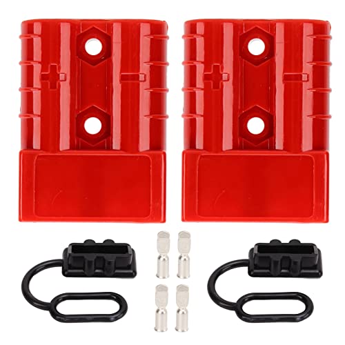 Conector de plugue de bateria prata cobre 2 conjunto conector rápido de bateria plugue de desconexão