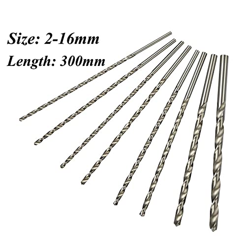 Foret hélicoïdal HSS extra long 300mm de 5mm pour percer le métal