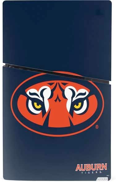 Skinit Decal Gaming Skin Compatible with PS5 Slim Digital Edition Bundle - Officially Licensed Auburn University Tigers Mascot Design