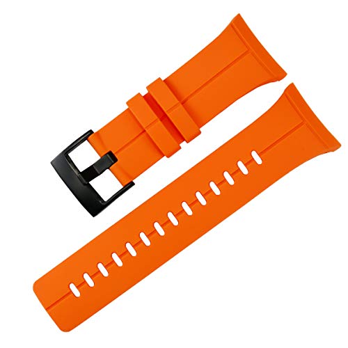 KHZBS �S�����X�g���b�v Spartan Ultra hr���X�g�o���h�����p�X�|�[�c�E�H�b�`�o���h �h���V���R���X�}�[�g�E�H�b�`�x���g, �I�����W�u���b�N�̃o�b�N���B, 24mm, �����Y���b�V���x���g�B