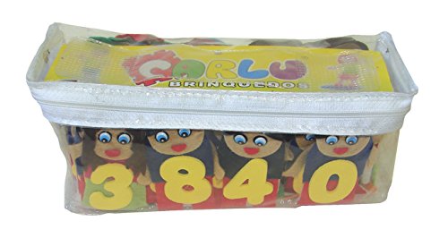 Dedoche da Matemática Feltro 50 Personagens Embalagem com Zíper Carlu Brinquedos