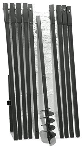 120 mm 10 meter Erdbohrer Brunnenbohrer Handerdbohrer Erdlochbohrer Brunnenbau Pfahlbohrer...