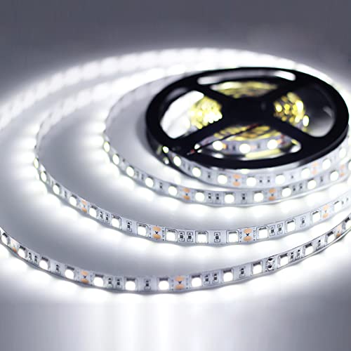 Tira de LED blanca 5 m SMD5050 300 LEDs 12V flexible miniatura 4