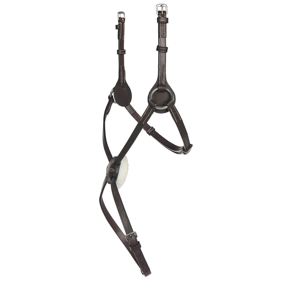 Dover Saddlery TRU-Fit Build-A-Bridle Figure-8 Nasenriemen, Farbe: Schokobraun, Größe: Oversize-O/S