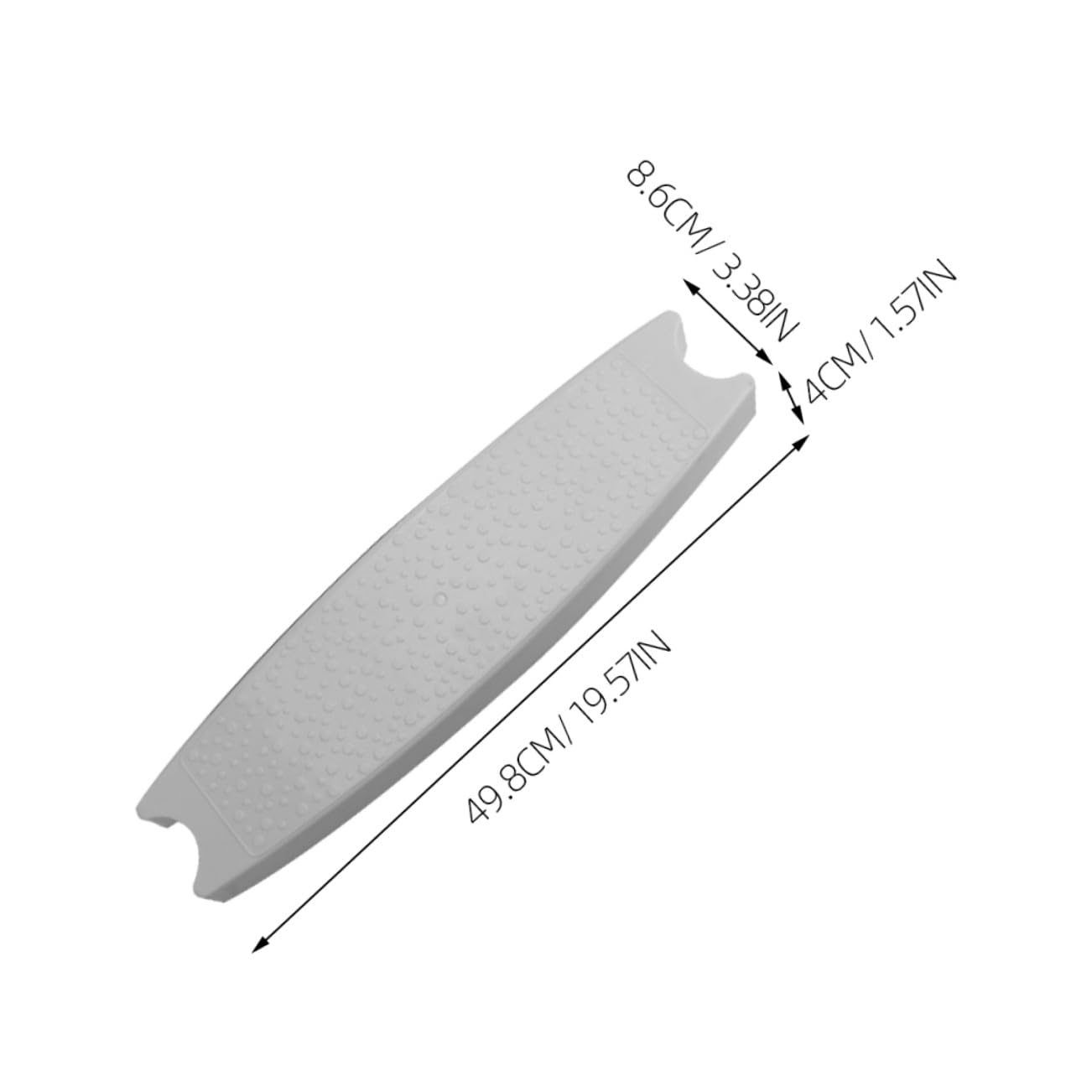 Marchepied Antidérapant pour Échelle de Piscine, Abs, Installation Facile, 3 Pièces, pour Piscine Hors Sol ou Enterrée