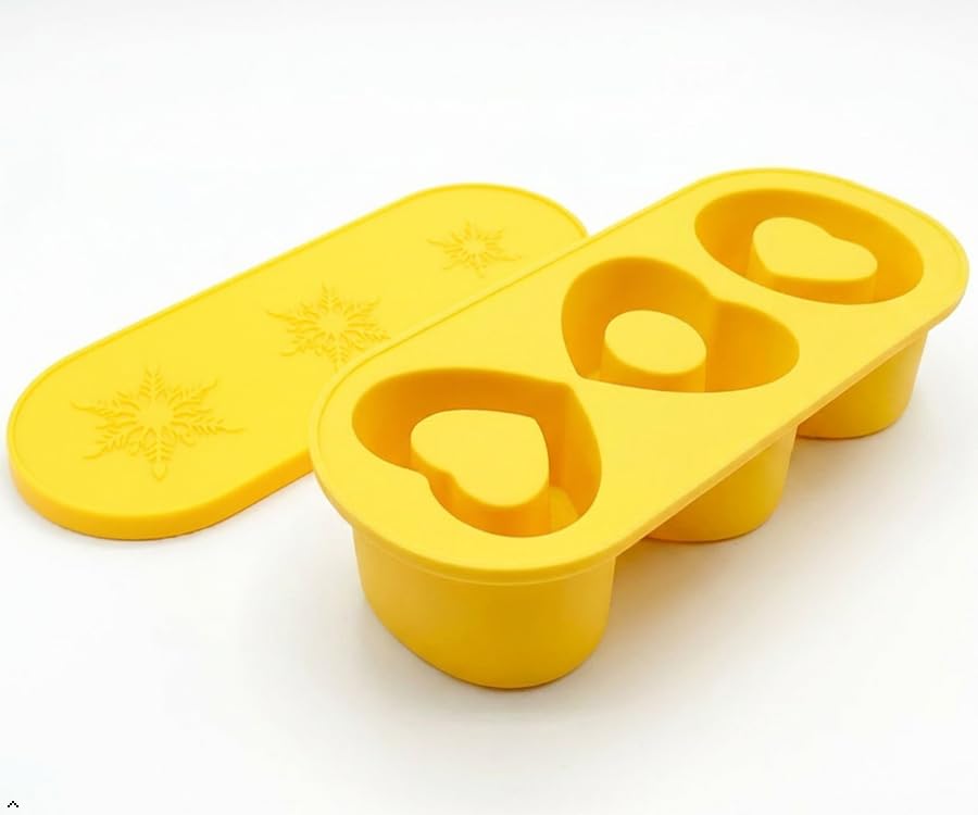 Molde de Silicona para 3 Cubos de Hielo para Vaso 20oz miniatura 1