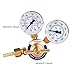 IMAGE® Welding Gas Welder Oxygen Regulator Gauges Oxy for Victor Torch Cutting Kits CGA 540