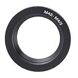 Cuifati M42 auf M4/3 Aluminiumlegierung, Dünner Objektiv-Montageadapter für Spiegellose -Kamera, Einfache Installation, Professionelles Fotografie-Zubehör für M42-Objektiv-Konverter-Adapter