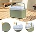 Bothyi Insulated Ice Camping Storage Case with Handle Multifunction Portable Organizer Ice Chest Box Drink Cooler Bucket for Beach Fishing Picnic Outdoor 6L