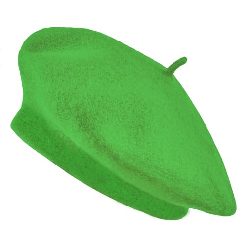 Jolbndcv 1 Pcs Beret Hat Wool Beanie Hat Green