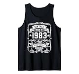 uomo vintage 1983 42 years old gifts for men 42yr 42nd birthday canotta