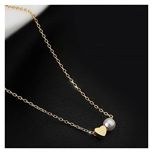 Collier argent 925 perles et pendentif cœur, le cadeau idéal pour femme
