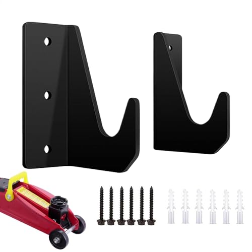 Soporte para herramientas de cochera - Soporte para gato | Almacenamiento horizontal para interiores | Soporte hidráulico para gatos hidráulicos de coche | Soportes de montaña o híbridos para garajes