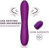 SPBMY 10 Modes Bull.e.t USB Vibra.ting Finger Tip Rab.b.i.t Quiet Vibraters4 Women Vibratorter Men Vibrantorors for Women Soft Silent G-SPO.t Toys4couples Tool Classic Therapeutic Massager (Purple) #2