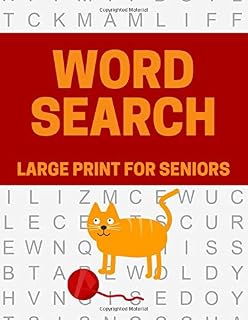 Word Search Large Print For Seniors: Word Search Puzzle Book For Adults | 100 large print word find puzzles | Find 2000 different words | Great mind ... games | Perfect gift idea for women and men