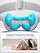ALLJOY Eye Massager with Heat, Gifts for Women Men, Bluetooth Music Sleep Mask for Migraine Relief,Eye Strain, Dark Circles & Dry Eyes