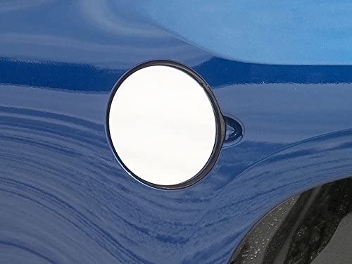 Chrome Gas Door Cover Accent Trim Overlay (NOT Replacement) Stainless Steel Polished Chrome 1PC Fits Toyota Tundra 2014-2019