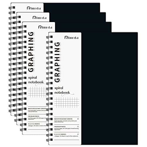 Carnet de notes 100 g/m² papier quadrillé premium et couverture rigide durable - 2