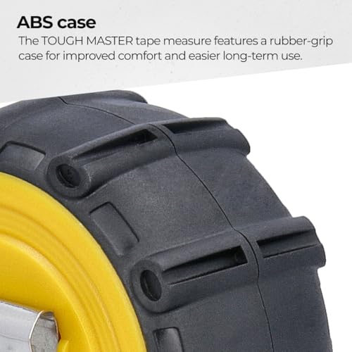TOUGH MASTER Autolock Measuring Tape 5M, Sturdy Metric Tape Measure with Class II Accuracy, Nylon-Coated Steel Blade, Magnetic Ended Hook, Rubber Grip for Home DIY & Industrial Use (1) 5 TOUGH MASTER Autolock Measuring Tape 5M, Sturdy Metric Tape Measure with Class II Accuracy, Nylon-Coated Steel Blade, Magnetic Ended Hook, Rubber Grip for Home DIY & Industrial Use (1) - Image 5