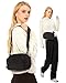 LOVEVOOK Crossbody Bag for Women Men, Multi-Pockets Purse, Nylon Shoulder Handbags, Water-Resistant & Lightweight, Ideal for Travel, Outdoor, and Daily Use