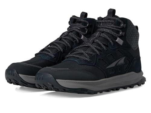 ALTRA Men's Lone Peak Hiker 3 Hiking Shoe, Black/Gray, 10.5