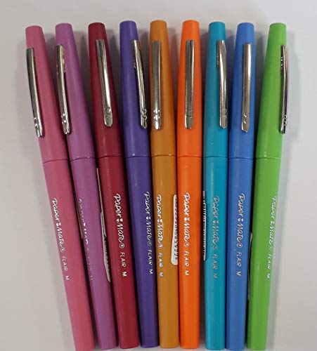 Set di 9 Pennarelli punta media blu