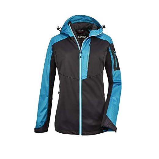 Killtec Damer Eiskar Wmn Softshell Jckt softshell jacka med huva Mörkelantra 36