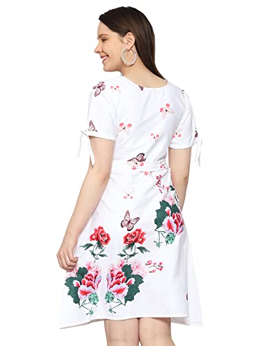 Image of Avlin Stylish One Piece Dress with Belt