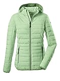 killtec G.I.G.A. DX Women's Chaqueta informal y funcional con estilo plumífero y capucha con cremallera - Uyaka Stripe, 34313-000