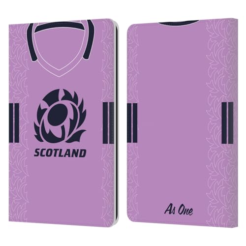 Housse Anti-Rayures Kindle Paperwhite 1/2/3 Étui Portefeuille Écosse Rugby Cuir
