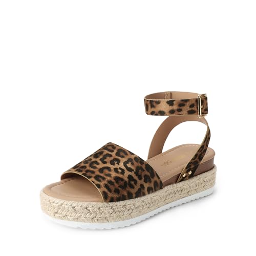 Image of DREAM PAIRS Women's Platform Espadrilles Casual Ankle Strap Wedge Sandals Comfortable Dressy Summer Shoes