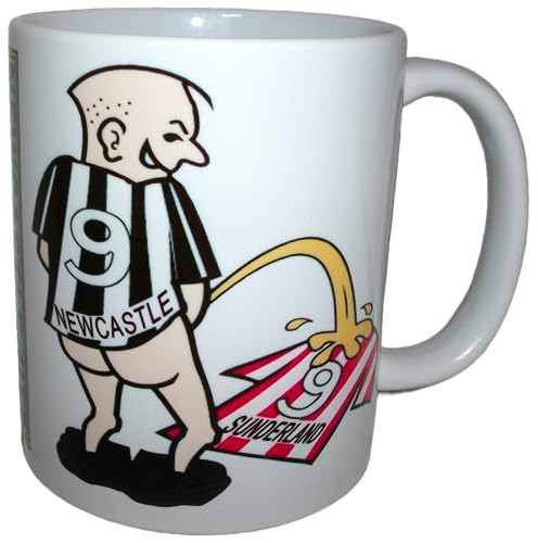 Image of Wee On Funny Football Team Shirt Geordie Fan Rivalry Tea Coffee Mug (Newcastle (weeing on Sunderland))