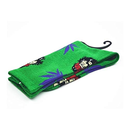 HUAJIANGHU Calcetín 1 Pares De Calcetines De Plantlife Crew WU Tang Calcetines De Hierba Hoja Calcetines De Algodón Hombres/Mujeres Street Socks Hombre Mujeres Calcetines Unisex Suave Cover