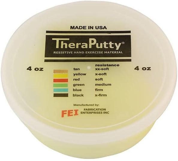Cando Theraputty, FE100905, Yellow, XSoft, 4oz (each