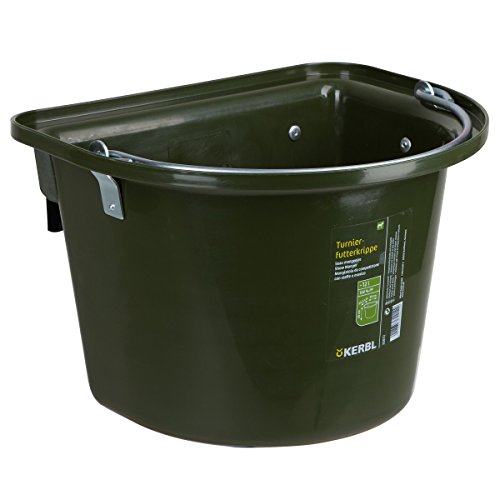 Kerbl Cheval Seau Mangeoire 12 L Vert Foncé