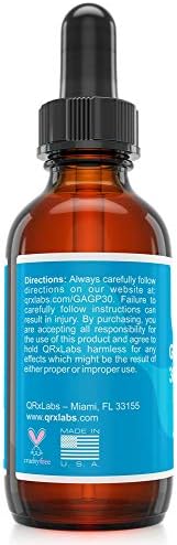 QRxLabs Glycolic Acid 30% Gel Peel With Chamomile And Green Tea Extracts - Professional Grade Chemical Face Peel For Acne Scars, Collagen Boost, Wrinkles, Fine Lines - Alpha Hydroxy Acid - 1 Bottle