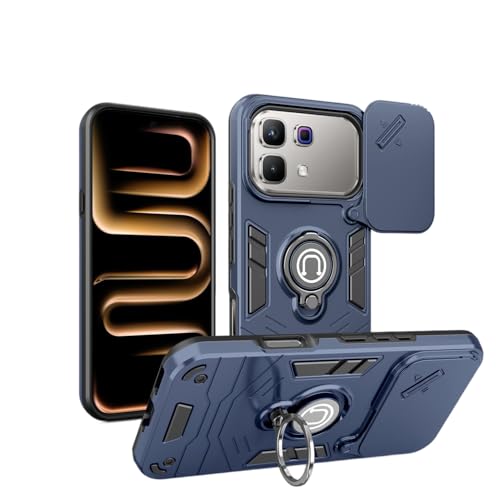 �Ή��@�� for Nothing Phone (4a) Pro �u���P�b�g�V�F���A�J�[�}�E���g���C�L�b�N�X�^���h 2 in 1 �P�[�X�J�o�[ Blue