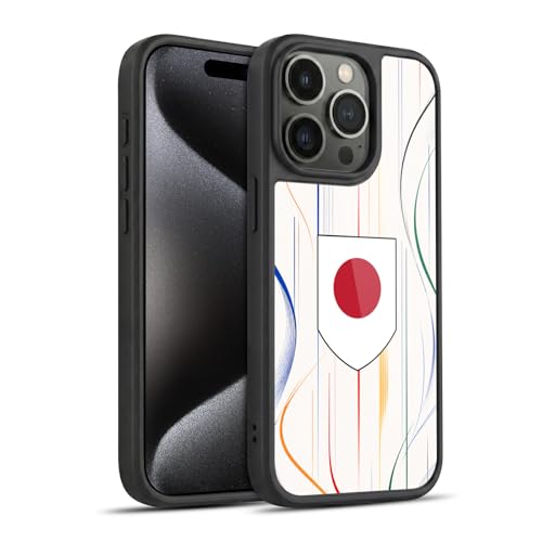 Coque iPhone 15 Pro football Japonais pour supporter au stade