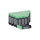 CAMVION 1.5V AA LR6 AM3 Alkaline Batteries, High Capacity Double A Batteries (24 Pack)