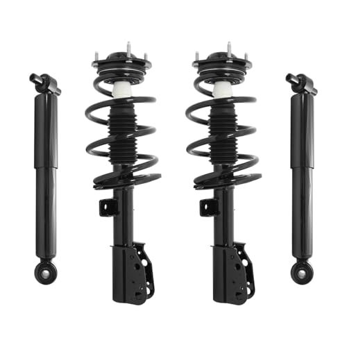 COMPLETESTRUTS - Front Complete Strut Assemblies with Coil Springs and Rear Shock Absorbers Replacement for 2013-2017 Buick Enclave - Set of 4