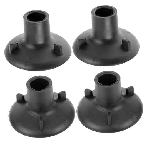 CHICAMPERA 4個 シャワーチェア交換用脚パッド 滑り止め吸盤付きゴム製脚キャップ 取り付け簡単 耐久性 椅子足保護 高齢者用入浴補助具対応