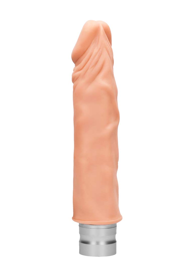 Shots Realistic Vibrating Dildo - Flesh, 0.43 kg