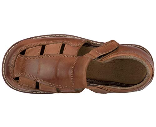 Cowboy Professional Men's 006 Chedron Authentic Mexican Huaraches Real Leather Fisherman Sandals3