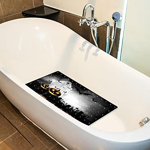 Alfombrilla de baño con 120 ventosas anticaídas para Halloween de 71x40 cm 6