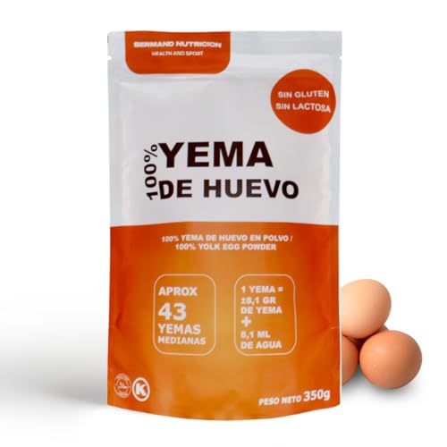 Yema de Huevo en Polvo (350 g) | Yemas de Huevo en Polvo | Huevos Pasteurizados | Sin Aditivos | Productos Sin Lactosa | Presentación en Bolsa Zip