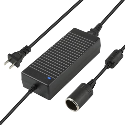 Yutasa AC/DC 変換アダプター 12V 10A 120W PSE 認証済 家庭用電源 車載用品対応 シガーソケット給電 車載冷蔵庫 掃除機 扇風機 シェーバー 防災用品